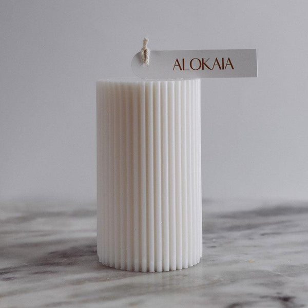 Alokaia - Roma Column Short Candle - Twostreetsover