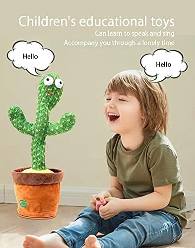 baby with dancing cactus