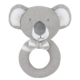 The Living Textiles - Knitted Rattle Kevin the Koala - Twostreetsover