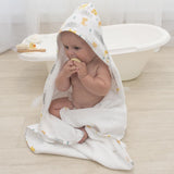 The Living Textiles - Muslin Hooded Towel - Twostreetsover