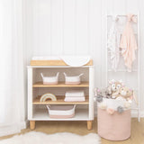 The Living Textiles - Storage Set Blush White 3pces - Twostreetsover